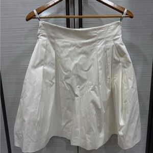 Christian Dior Vintage Cream white cotton Skirt